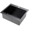 Мойка кухонная Omoikiri AKISAME 59 GM 4973096, вороненая сталь