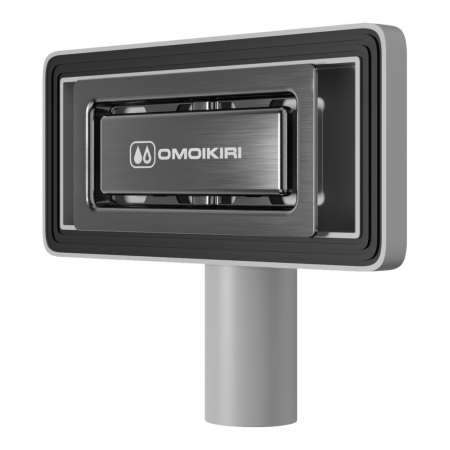 Универсальный перелив для моек Omoikiri OV-02 GM, 4956722, вороненая сталь