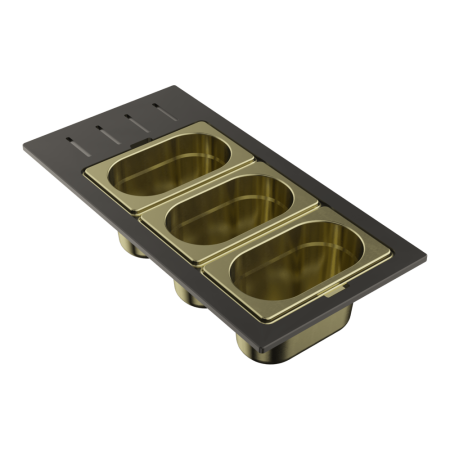 Контейнер Omoikiri DC-02-3 LG, 4999080, светлое золото