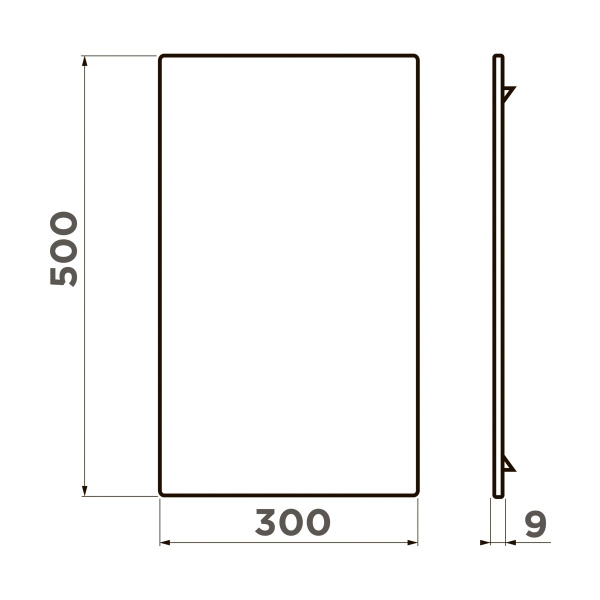 Разделочная доска Omoikiri CB-SINTESI-L GB, 4999071, графит