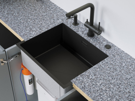 Мойка кухонная Omoikiri Taki 54-U/IF SIDE SF GB 4997036, графит