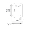 Оборачиваемое съемное крыло Omoikiri RE-01-LG, 4999017, светлое золото
