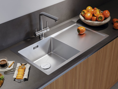 Мойка кухонная Omoikiri Akisame 86 IN-L крыло справа, 4993760, нержавеющая сталь