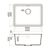 Мойка кухонная Omoikiri Kata 54-U-GR 4993411, Leningrad grey