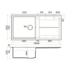 Мойка кухонная Omoikiri Sumi 100-BE 4993655, ваниль