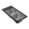 Контейнер Omoikiri DC-02-2 IN, 4999075, нержавеющая сталь