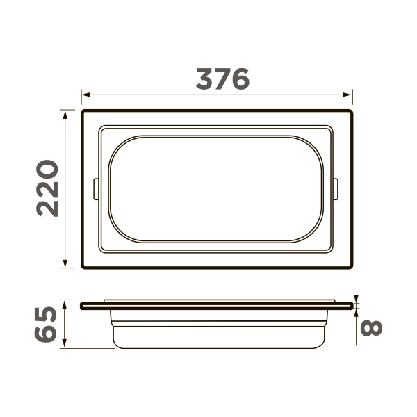 Контейнер Omoikiri DC-03-1 LG, 4999083, светлое золото