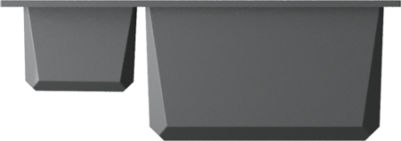 Мойка кухонная Omoikiri SAKAIME 60-2-PL 4993915, платина