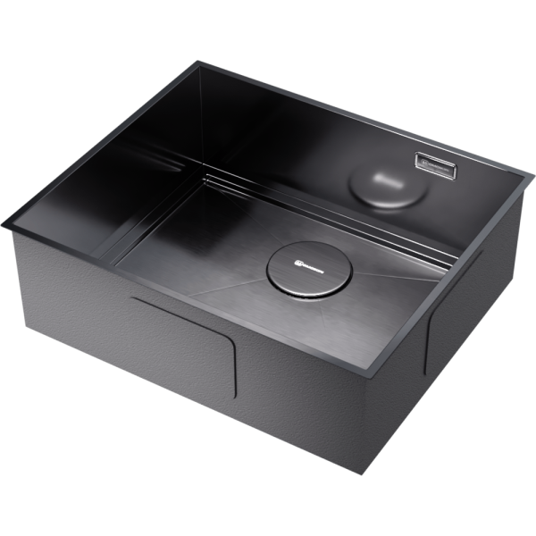 Мойка кухонная Omoikiri KASEN 53-INT GM 4993496, вороненая сталь
