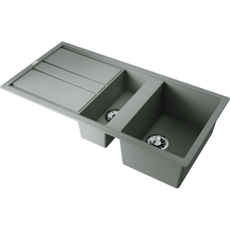 Мойка кухонная Omoikiri Kitagawa 100-2 WG 4993252, wind green