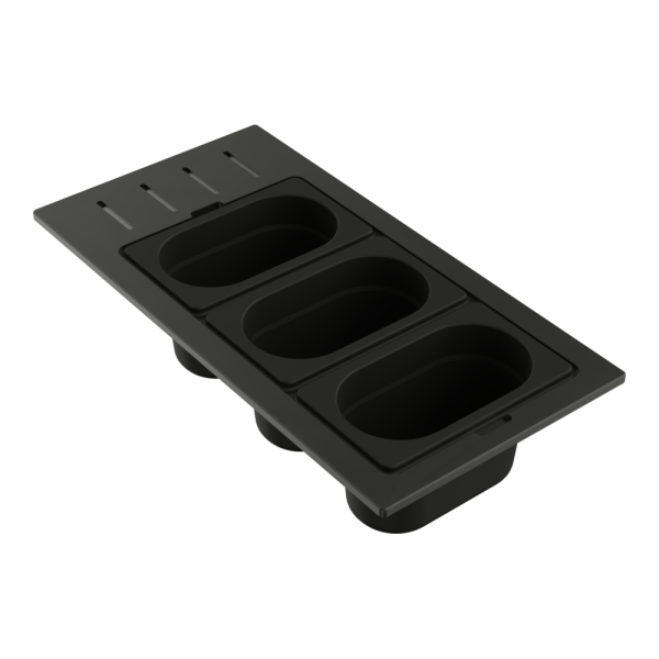 Контейнер Omoikiri DC-02-3 GB, 4999079, графит