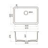 Мойка кухонная Omoikiri TORISHIMA 67 WH-GLOSSY 4993866, белый