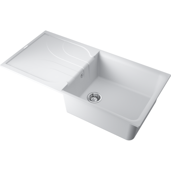 Мойка кухонная Omoikiri YASUGATA 100 WH 4993847, белый