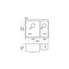Мойка кухонная Omoikiri Tadzava 58-2-U/I IN-L 4993774, нержавеющая сталь