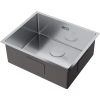 Мойка кухонная Omoikiri Taki 54-U/IF Microdecor in 4997467, нержавеющая сталь